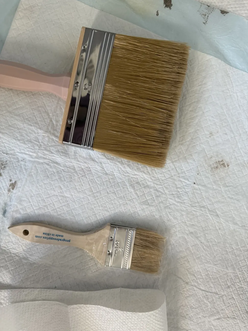 Tools used for the finishing process